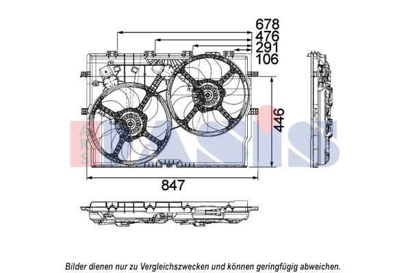 AKS DASIS Ventilaator,mootorijahutus 088117N